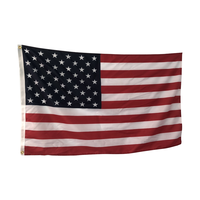 Meilleur prix, drapeaux nationaux en nylon 3x5 pieds de tous les pays, drapeau américain imperméable brodé, drapeaux des États-Unis 90 cm x 150 cm