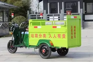 Electric Garbage Collection Tricycle Garbage Car With Bins 240L