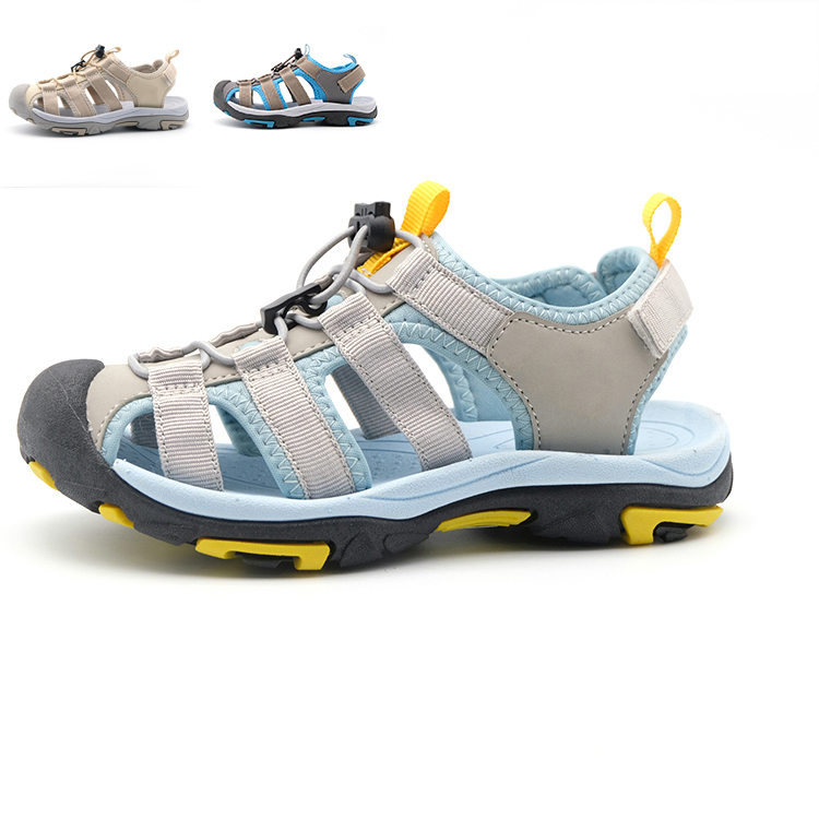 Детские повседневные Летние водонепроницаемые сандалии на ремешке для маленьких девочек