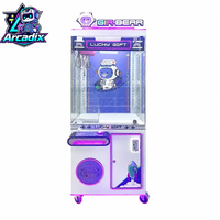 Machine à griffes à monnayeur pour poupées et peluches, jeu d'arcade d'intérieur pour centre commercial, vente en gros