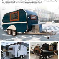 Chariot mobile commercial de camion de nourriture remorque de vente rapide pour la concession de casse-croûte et de sucrerie pour l'usage de rue aux Etats-Unis Europe Australie