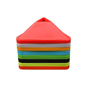 Triangle Football Training Discs <strong>Soccer</strong> Agility Training Cones <strong>Practice</strong> <strong>Field</strong> Marking Portable Equipment for Kids Adult