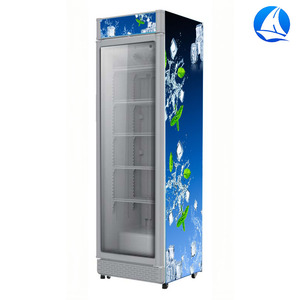 Dọc cửa kính hiển thị thương mại tủ lạnh đồ uống mát tủ lạnh đồ uống thẳng đứng Tủ đông đồ uống tủ trưng bày - Product Image 2