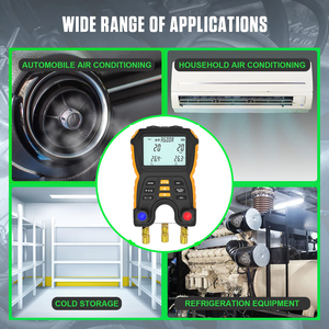 Multimètre numérique, manomètre de réfrigération, testeur, modèle 557s, modèle <span class=keywords><strong>550</strong></span>, manomètres, collecteur pour testeur de valeur, lecture à partir du texte - Product Image 5