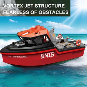 Modèle <span class=keywords><strong>de</strong></span> simulation <span class=keywords><strong>de</strong></span> <span class=keywords><strong>bateau</strong></span> <span class=keywords><strong>de</strong></span> <span class=keywords><strong>sauvetage</strong></span> KK 2.4G RC, turboréacteur à grande vitesse, hors-bord sans balais, télécommande, jouet, cadeau, <span class=keywords><strong>bateau</strong></span> électrique - Product Image 2