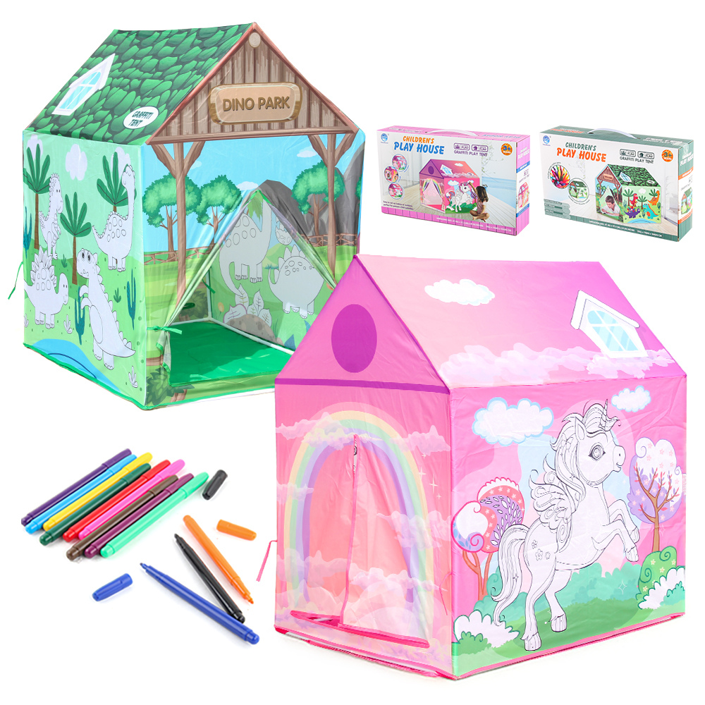 Игрушечная палатка для рисования