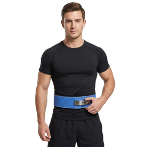Cinturón de Cuero con Hebilla para Levantamiento de Pesas, 10/13 mm, Resistente, Soporte Lumbar Fuerte, 4 Pulgadas de Ancho, Ajustable, para Levantamiento de Pesas y Entrenamiento - Product Image 1