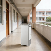 Distributeur d'eau commercial en acier inoxydable avec filtration RO, fontaine à eau potable pour usage intérieur et extérieur