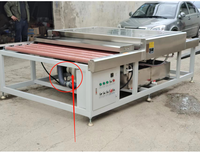 Équipement horizontal de lavage et de séchage du verre, équipé d'une machine de traitement du verre PLC avec certification CE