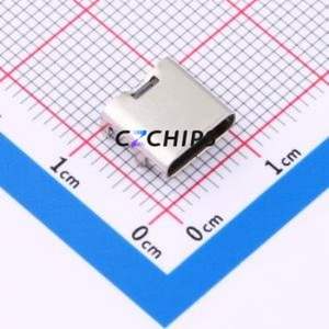 HX TYPE-C 6P L8.35 USB Connector SMD Connector ( Connector Type: Type-C )( Gender: Female )( Mounting Type: Horizontal Mount ) - Product Image 1