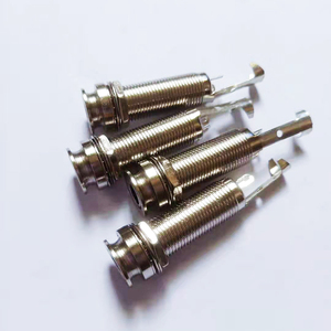 Krom 6.35mm <span class=keywords><strong>Output</strong></span> Jack gitar Pickup Endpin Jack untuk bagian gitar - Product Image 1