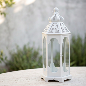 Wholesale Modern <b>Black</b> Iron Metal <b>Candle</b> Holder Lanterns for Christmas & Easter Events and Courtyard Decor - Product Image 3