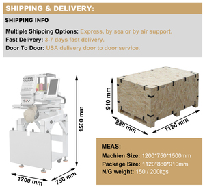 Máy thêu phẳng SIV mới, đầu đơn, tự động, điều khiển bằng máy tính, với động cơ chính 12 kim, dùng cho gia đình - Product Image 5