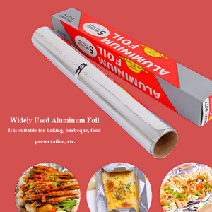 Silver Heavy Duty Printed Recyclable Aluminium Foil <b>Paper</b> <b>Roll</b> for Kitchen Use - Product Image 5
