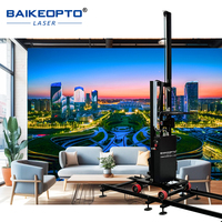 Impresora UV 3D de Pared de Alta Precisión con Doble Cabezal de Impresión I3200 para la Industria Publicitaria, Imágenes de Gran Formato