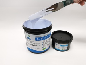 PCB Blanco Maschera Saldare Fotosensible Tinta <span class=keywords><strong>Mascara</strong></span> De Filetage Mâle - Product Image 4