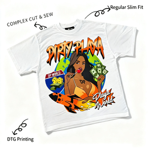 T-Shirt Personnalisé - T-Shirt Vierge Haut de Gamme 220GSM 100% Coton pour Homme | Échantillon Gratuit et Service OEM - Product Image 2