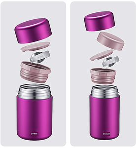 Eco Friendly <strong>Hot</strong> Water Bottle Outdoor Camping <strong>Keep</strong> <strong>Hot</strong> <strong>Keep</strong> Cold Stainless Steel Vacuum <strong>Insulated</strong> <strong>Food</strong> <strong>Container</strong> - Product Image 4