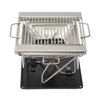 Barbecue pliable de camping en plein air, en acier inoxydable, poêle à bois portable, foyer, barbecue multifonctionnel, chauffage, modèle BATU