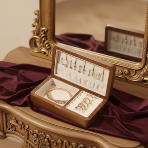 กล่องเครื่องประดับไม้สลักลายตามสั่ง YDF และกล่องของขวัญงานแต่งงานพร้อมที่จัดเก็บ ความจุ 0-1 ลิตร ยี่ห้อ <span class=keywords><strong>KIKA</strong></span> ผลิตที่ซานตง - Product Image 3