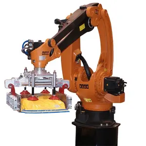Robot de inteligencia artificial, brazo apilador, transportador de 6 ejes, paletizador industrial, línea de maquinaria Robot de palés