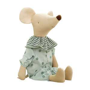 Juguetes de Peluche Personalizados de Dibujos Animados para Niños, Ratón Vestido con Patas Largas, Hecho de Tela de Algodón Suave, para Aliviar el Estrés, Lavable - Product Image 2