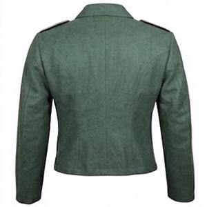 Vestes d'extérieur respirantes pour hommes, à col rabattu, à simple boutonnage, imprimées vertes, pour l'hiver, vêtements de travail - Product Image 2