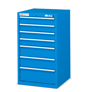 Fami Flexa Series <b>Drawer</b> Cabinet 564x600x1000mm 7 <b>Drawers</b> <b>Tool</b> Storage Green Ral6011 - Product Image 3