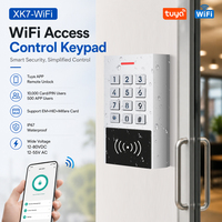 Clavier de contrôle d'accès intelligent Tuya Wifi avec boîtier métallique étanche IP67, lecteur de carte RFID, système de contrôle d'accès 12~80V DC/12~55V AC