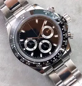 นาฬิกากลไก4130ขนาด40มม. ตัวเรือนเซรามิกของผู้ชายทำจากแก้วแซฟไฟร์กลไกจักรกลอัตโนมัติ - Product Image 4