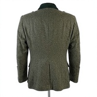 Tunique en laine gris champêtre allemande M40 de la Seconde Guerre mondiale pour homme, veste à manches longues, uniforme classique, cosplay, vêtement d'extérieur imperméable, coupe-vent et respirant