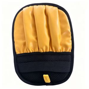 <b>Pet</b> Hair Removal Glove Yellow Round Sponge 18x24 For Cat Shorthaired <b>Pet</b> Grooming Cleaning <b>Sofa</b> Clothes Lint Remover - Product Image 2