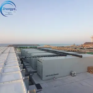 Kontainer terbalik sistem osmosis ponsel terkemas air laut desalinasi tanaman untuk minum disesuaikan model