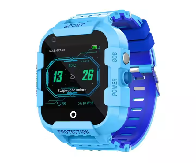 KT12 4G LTE Android 4.4 Kids Smart Watch GPS IPS Screen Smartwatch with Nano SIM Card Stopwatch Games IP67 Waterproof Watches