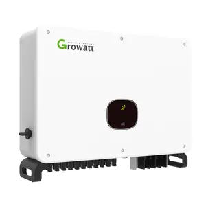 Produk Laris Inverter Grolwat 30kw Efisiensi Tinggi Hingga 98.8% OLED Display dan Touch Button Hybrid Solar Inverter