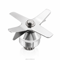 Lame de rechange pour mixeur, vente en gros usine, couteau de mélange humide et de broyage à sec en acier inoxydable 304, pièce de rechange pour appareil de cuisine