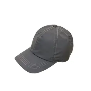 Bestella Unisex açık spor yansıtıcı kap kızdırma karanlık şapka hafif yumuşak şapkalar yetişkinler için