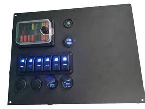 Licitti Panel de Control <span class=keywords><strong>Box</strong></span> 12V Auto Power Plus Panel de interruptor regulable automático para coche barco Rv Scooter camión vehículos Angelmsh