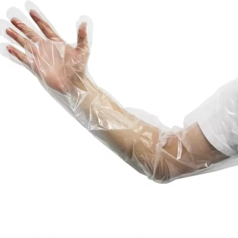 Disposable veterinary obstetric gloves rectal palpation gloves cow artificial insemination gloves