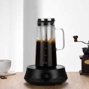 Đá thả lạnh Brew nồi cà phê cao Borosilicate nồi nhà quy mô cà phê nồi thép không gỉ Lọc lạnh Brew cà phê Maker - Product Image 3