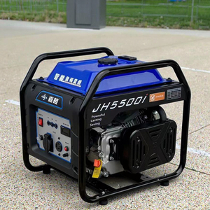 嘉陵5KW/KVAオープンフレーム周波数変換静音4ストロークガソリン発電機セットリモートスタート自動スタート50Hz 230V 100% - Product Image 1