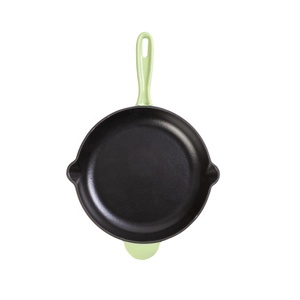 Sartén Redonda de Hierro Fundido Esmaltado, Apta para Exteriores, 26 cm - Product Image 1