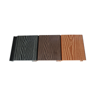 Panneaux muraux extérieurs en bois gaufré 3D personnalisés, imperméables et résistants à l'humidité, pour la décoration des murs extérieurs