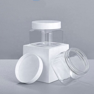Hot Sale 150ml Pet <b>Clear</b> <b>Plastic</b> Cosmetic Cream Jar Candy <b>Containers</b> with <b>Plastic</b> Lid - Product Image 4