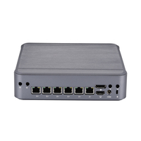 Mini PC Barebone 6x I226-V 2.5G LAN LGA1700 Compatible con CPU I3 I5 de 12ª y 13ª Generación, 2x DDR4, PCIe 4.0, SSD, Firewall, Router, Refrigeración Activa