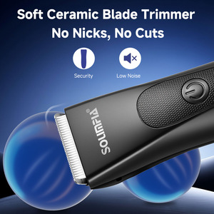 Tondeuse à cheveux électrique rechargeable SOLIMPIA avec écran LED LCD - Product Image 2