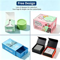 Boîte cadeau en carton rigide avec logo personnalisé imprimé, emballage en papier personnalisé pour perruque, chapeau, vêtements, emballage cadeau