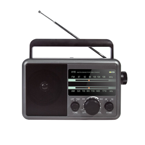 Radio portable haute sensibilité, toutes bandes FM AM SW, avec grand bouton, alimentation secteur et batterie, haut-parleur intégré, pour la maison, l'extérieur et les personnes âgées - Product Image 6