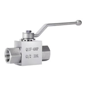 บอลวาล์ว Q11F 400P G1/2 316L สแตนเลสสตีลแบบแมนนวลสองทางสำหรับน้ำ น้ำมัน แก๊ส ใช้ในอุตสาหกรรม - Product Image 1