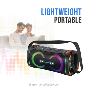 CH-6651 Nuevo BOOMBOX 3, Altavoz Portátil Inalámbrico Estéreo a Prueba de Agua con Bluetooth y Luz LED - Product Image 4